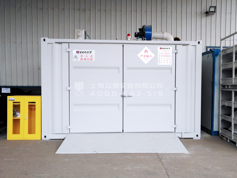 9000mm寬步入式防爆暫存柜
