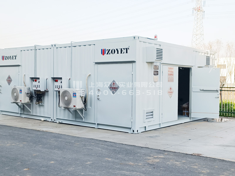 12000mm寬步入式戶外暫存柜