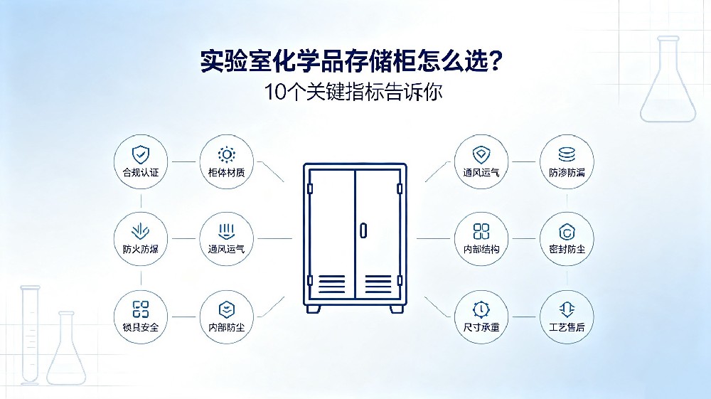 《實(shí)驗(yàn)室化學(xué)品存儲柜怎么選？10個關(guān)鍵指標(biāo)告訴你》